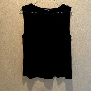 Black decorative tank